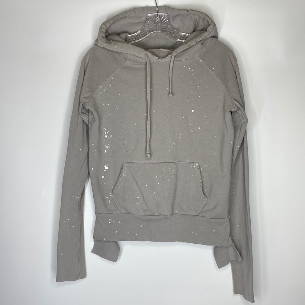 Frank & Eileen Tee Lab Cotton Fleece Pullover Hoodie Sweater Dime Splatter Small
